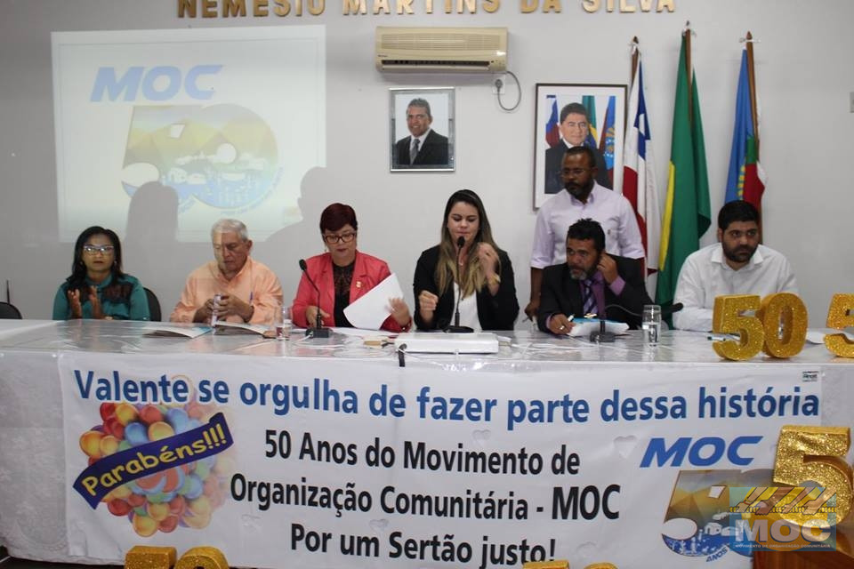 Câmara Municipal de Valente realizou uma Sessão Especial para homenagear o MOC