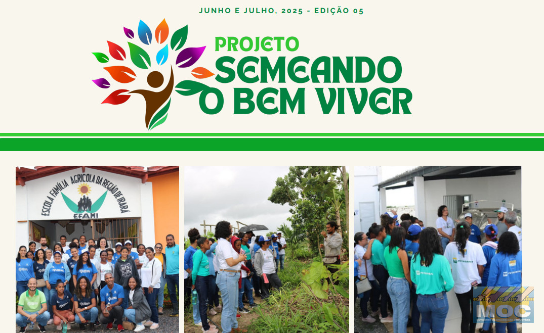 Boletim Informativo Semeando o Bem viver Dezembro e Janeiro, 2024 - Edição 02