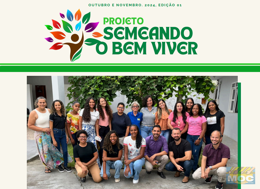 Boletim Informativo Semeando o Bem viver Outubro e Novembro, 2024 - Edição 01