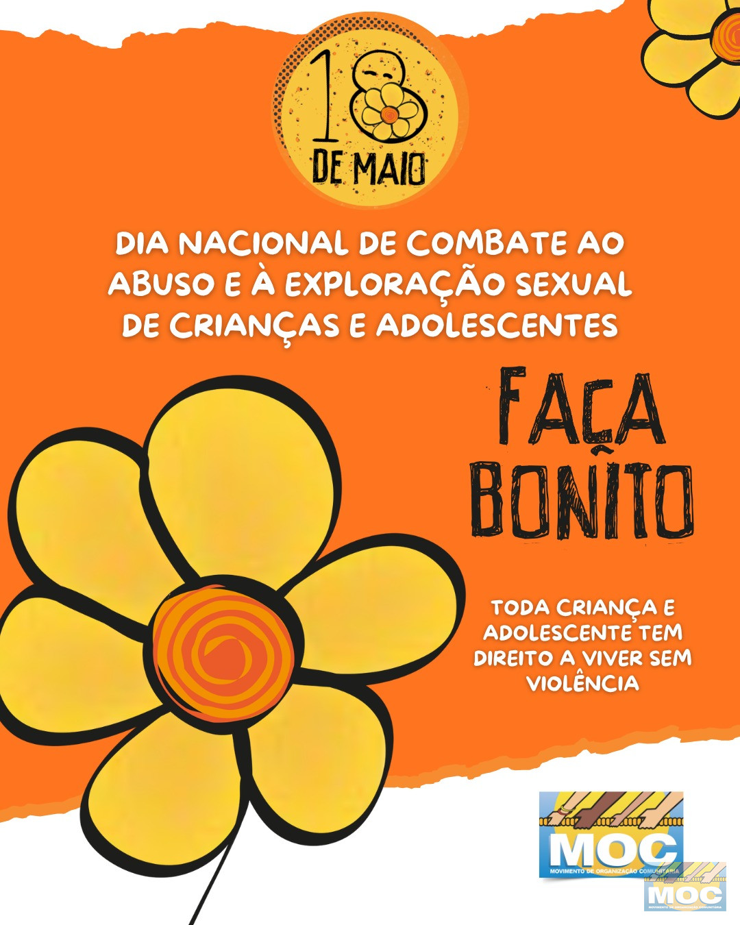 Dia Nacional de Combate ao Abuso e à Exploração Sexual de Crianças e Adolescentes reforça a importância da proteção integral à infância e adolescência