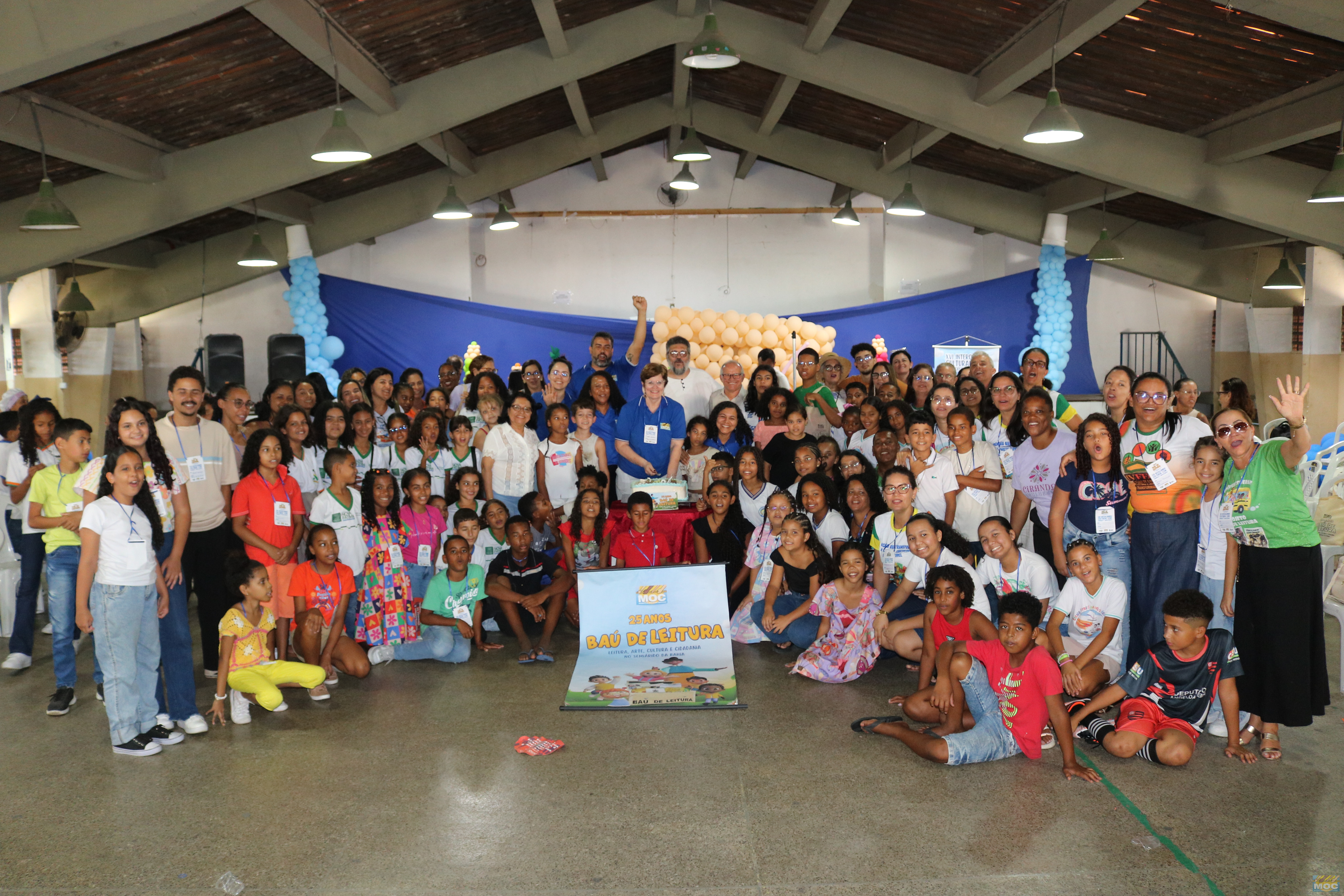 Intercâmbio Cultural celebra 25 anos do Baú de Leitura e reúne crianças do campo em Feira de Santana