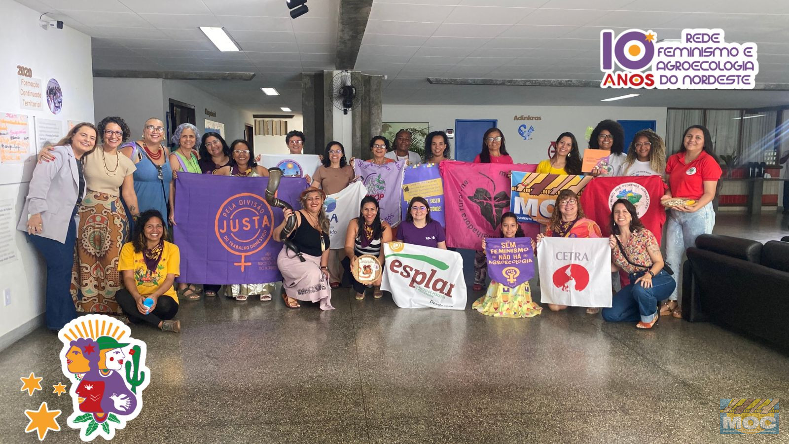 MOC Celebra 10 Anos da Rede Feminismo e Agroecologia do Nordeste em Encontro Estratégico